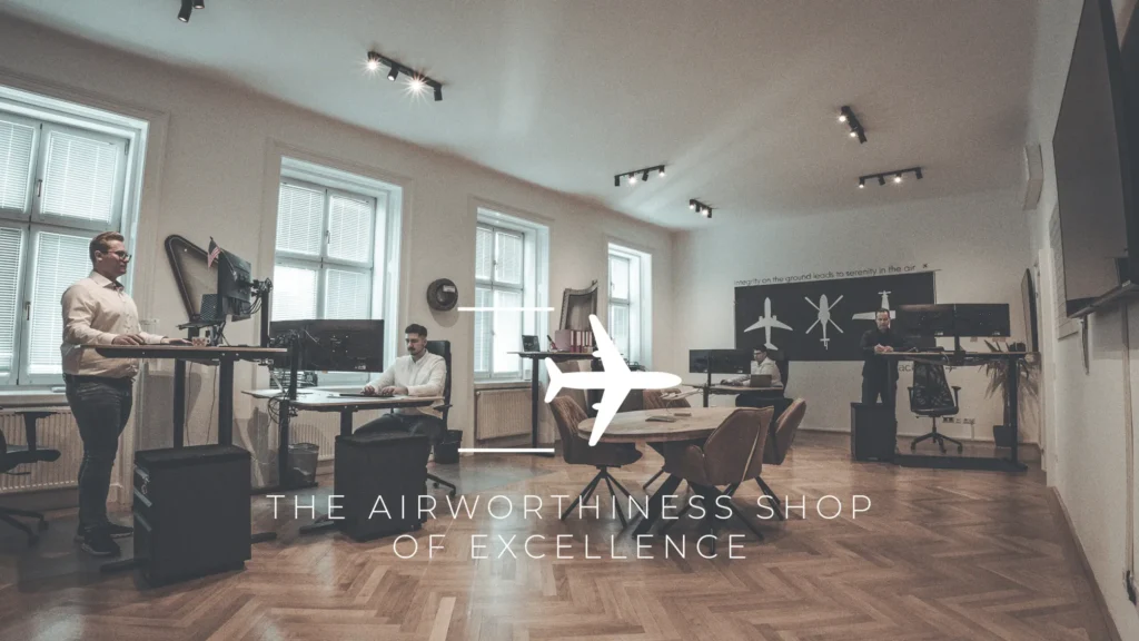 Aviation dedicated 1 Our Camo engineers at the headquarters in Vienna working in the very large, modern office.